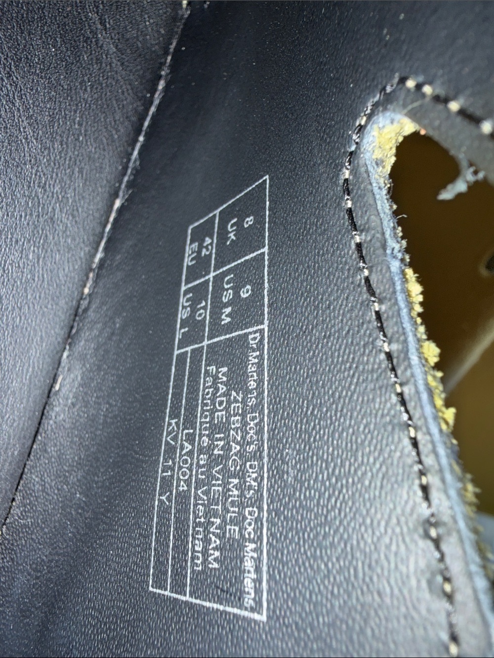 Dr Martens ZebZag Mules, sage green - Picture 3 of 4